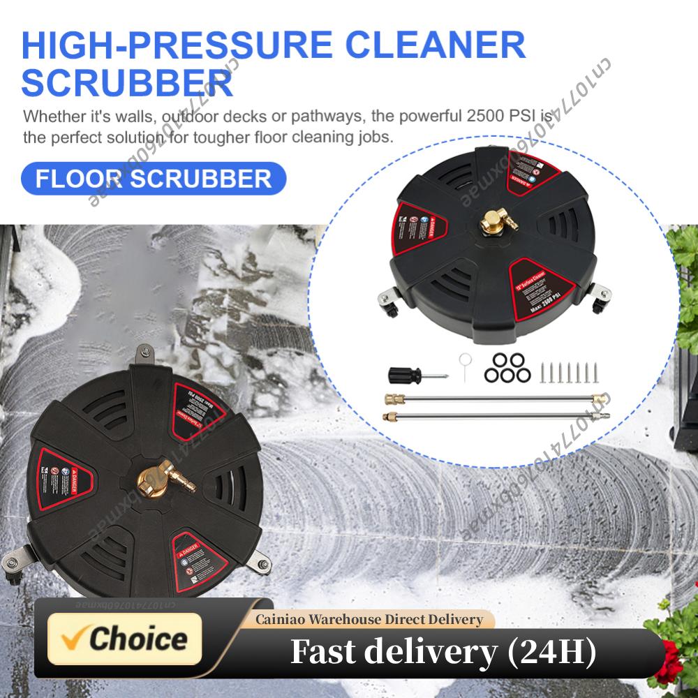 Power Washer Gun Replacement - フロアスクラバー 1/4 クイックコネクター サーフェスクリーナーアタッチメント 延長ワンド付き 強力な高圧洗浄機交換用ノズル