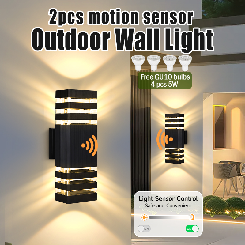 Outdoor Power Outlet Weatherproof - センサーライト屋外壁ランプ GU10 壁装飾ライト屋内防水モーションセンサー壁ライトインテリア壁ライト 110V 220V