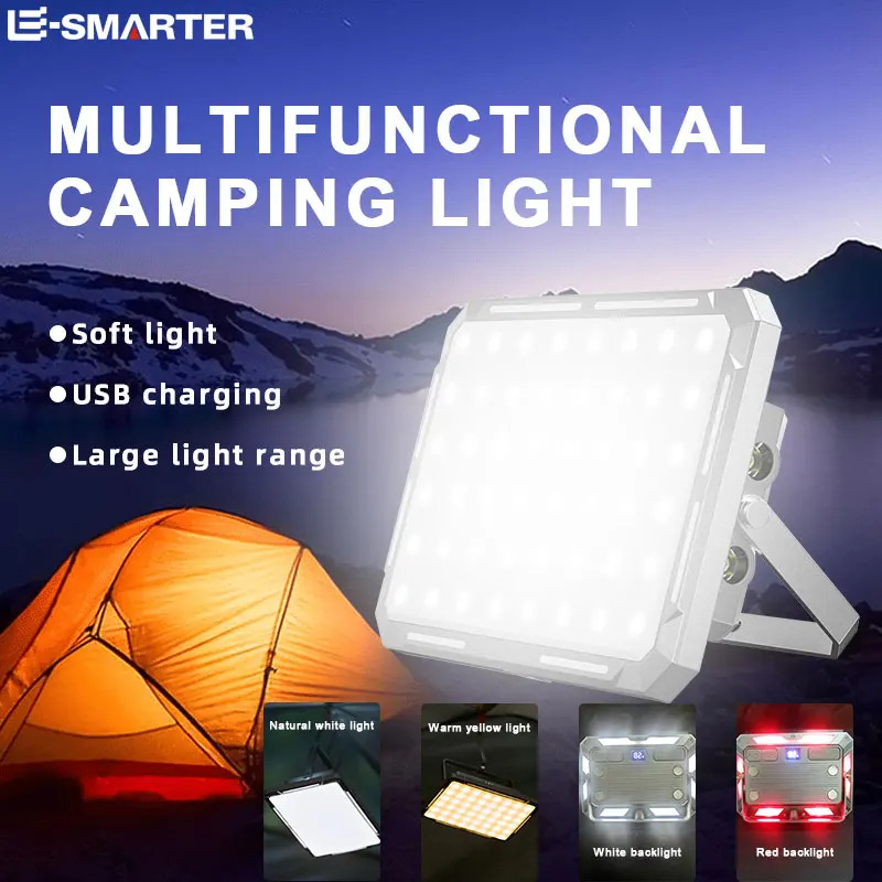 Outdoor Power For Lights - LED キャンプテントライト充電式サーチライトハイパワー屋外緊急照明防水ポータブル吊り下げナイトランプ