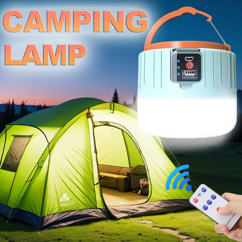 Outdoor Power For Lights - ソーラーキャンプランタン 充電式LEDポータブルワークライト リモコン付き、パワーバンク懐中電灯 釣りBBQ用屋外緊急ランプ