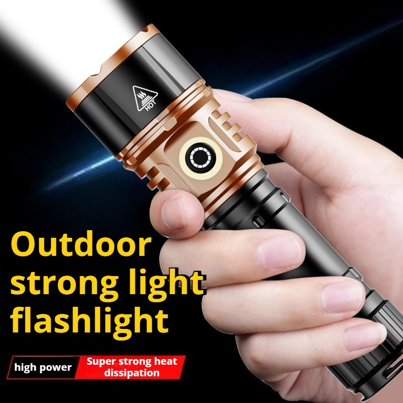 Outdoor Power For Lights - 強力な光ハイパワー LED 懐中電灯タイプ C 充電防水アルミ合金トーチ屋外キャンプランタンパトロール