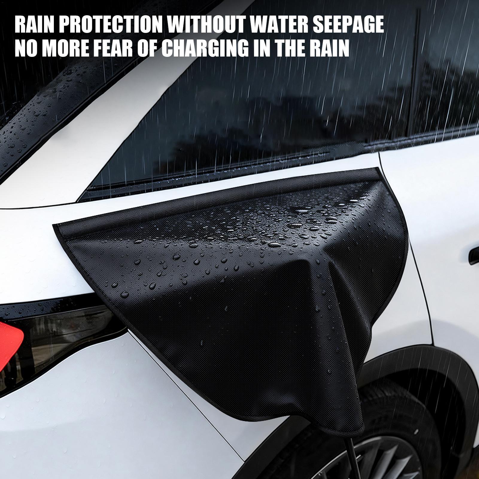 Outdoor Usb Power Supply - EV充電ポートカバー 磁気式防雨プロテクター EV車充電ポートカバー 屋外での損傷防止 長期旅行用 トラック