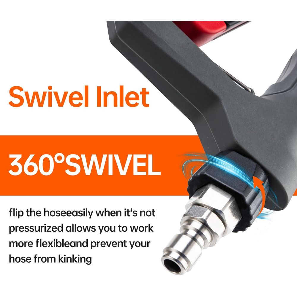 スイベル付きウォッシャーガン、交換用延長ワンド |   50 - Power Washer Gun Replacement のレビューと価格