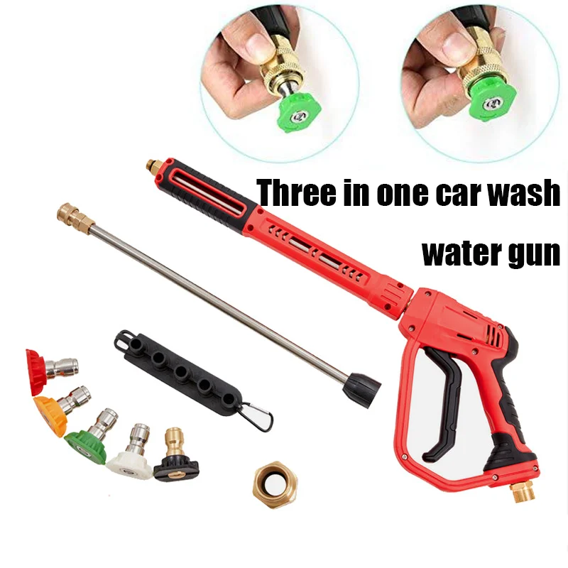 高圧洗浄機ガン 4000 PSI 5種類のノズルチップ付き  - Power Washer Gun Replacement のレビューと価格
