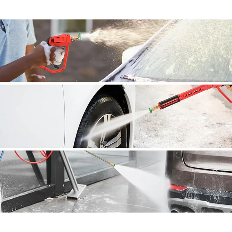 高圧洗浄機ガン 4000 PSI 5種類のノズルチップ付き  - Power Washer Gun Replacement のレビューと価格