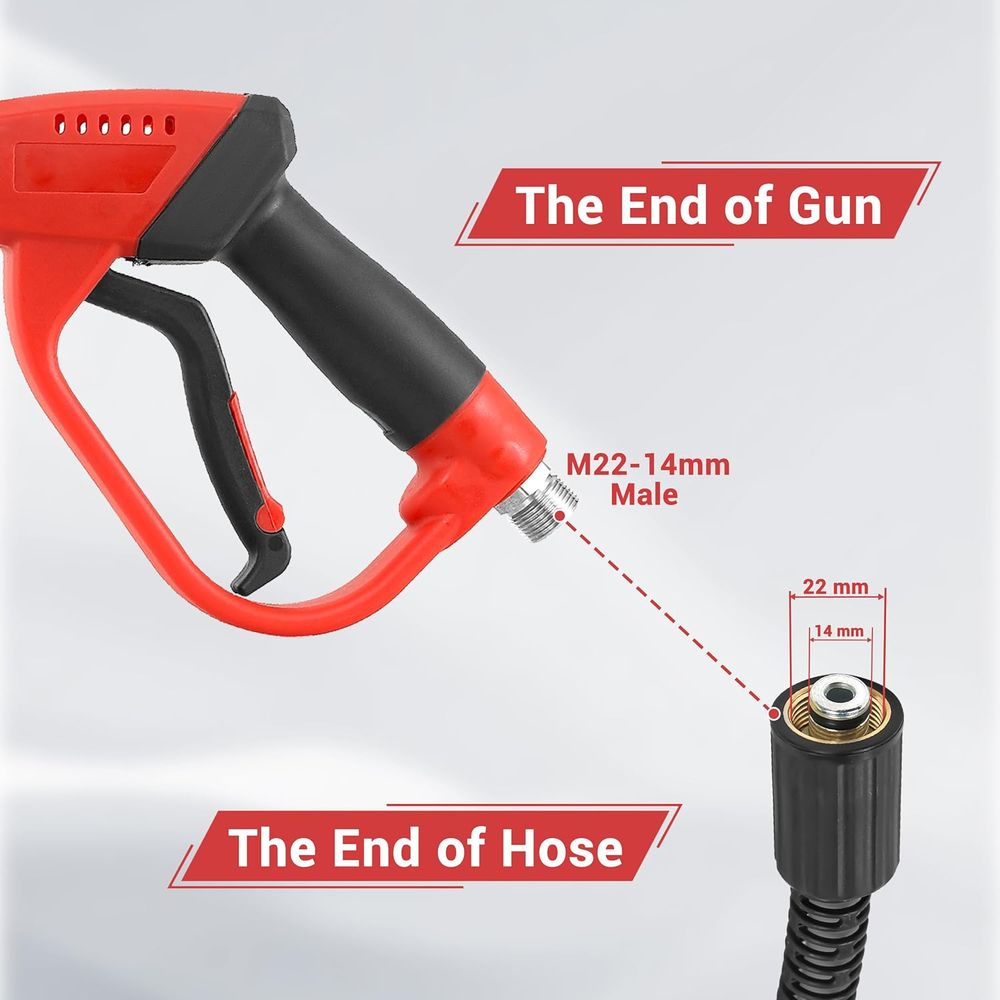 ウォッシャーガンとホースキット、25フィートのパワーウォッシ - Power Washer Gun Replacement のレビューと価格