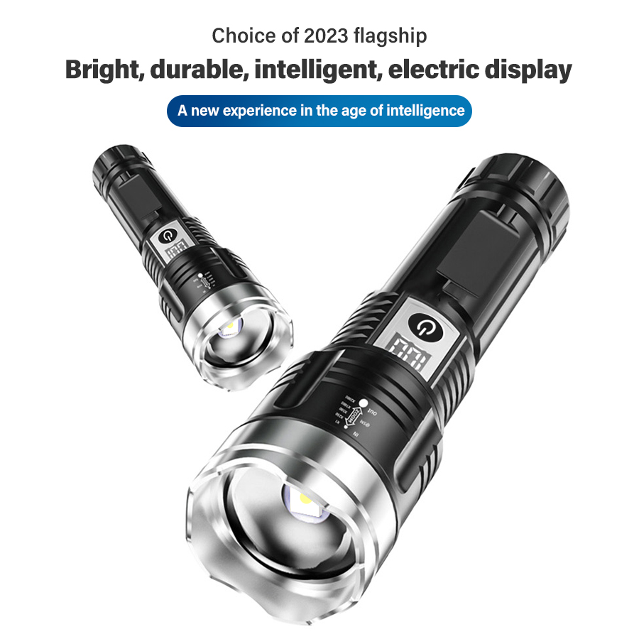 ハイパワー 200000LM LED 懐中電灯内蔵バッテリー - Outdoor Power For Lights のレビューと価格