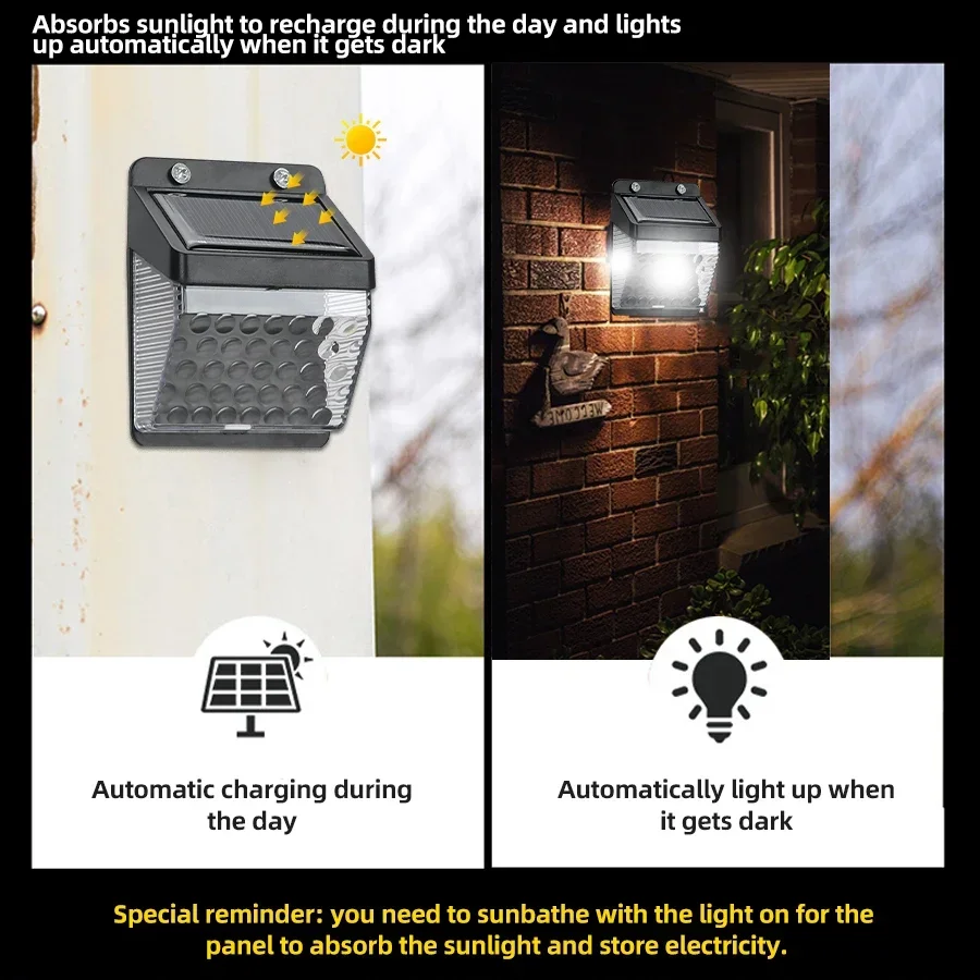 LED ソーラーライト PIR モーションセンサーウォールラ - Outdoor Power For Lights のレビューと価格