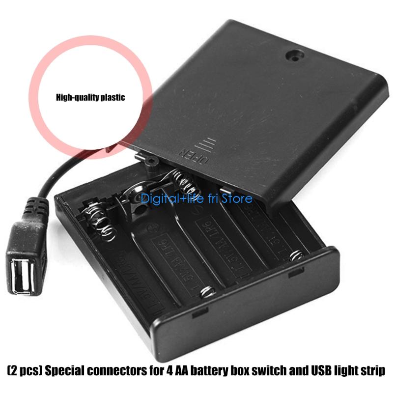 E06D 4 スロットバッテリーケース USB 電源アダプタ - Outdoor Usb Power Strip のレビューと価格