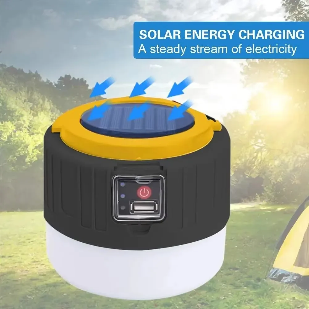 ソーラーキャンプランタン 充電式LEDポータブルワークライト - Outdoor Power For Lights のレビューと価格