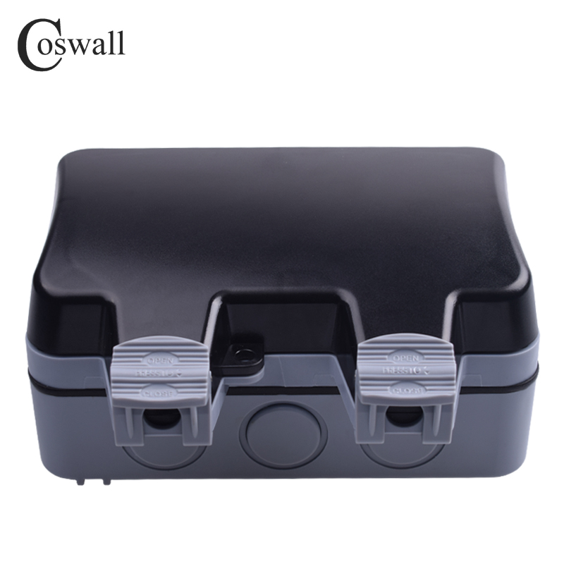 Coswall-スイッチコンセントip66,防水,耐候性,屋 - Outdoor Power Outlet Weatherproof のレビューと価格