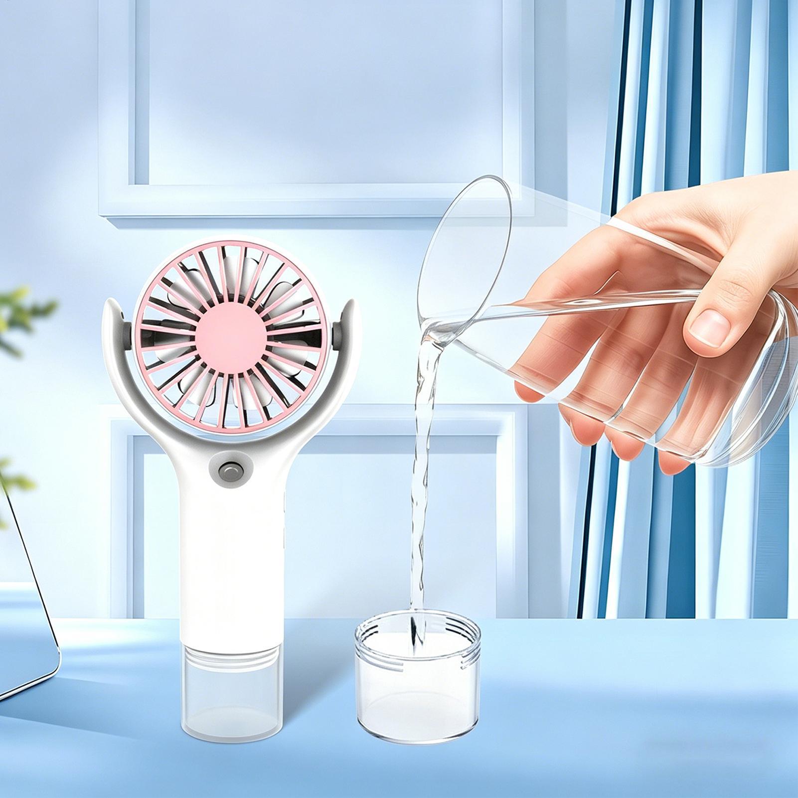 ポータブルウォーターミストファンミニハンドヘルドファンUSB - Outdoor Usb Power Supply のレビューと価格