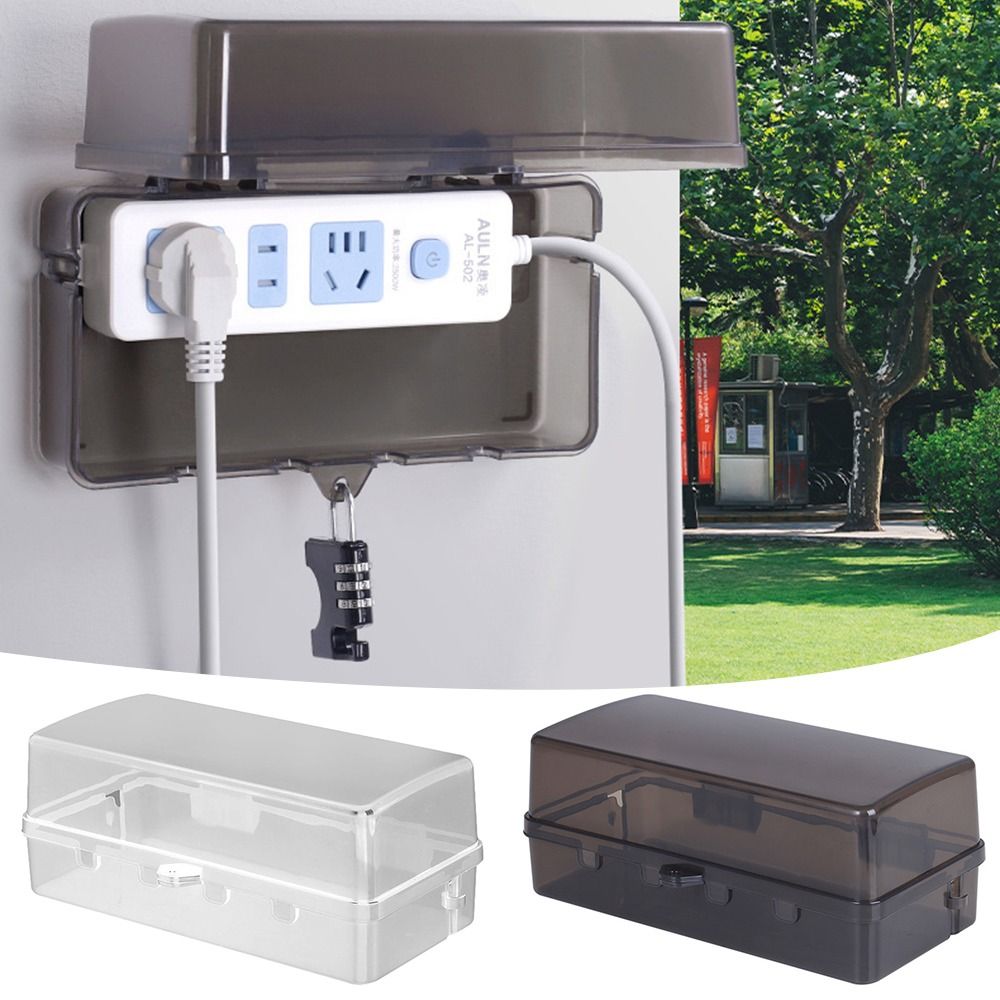 耐久性のあるプラスチック製プラグボックス盗難防止耐候性延長コ - Outdoor Power Outlet Weatherproof のレビューと価格