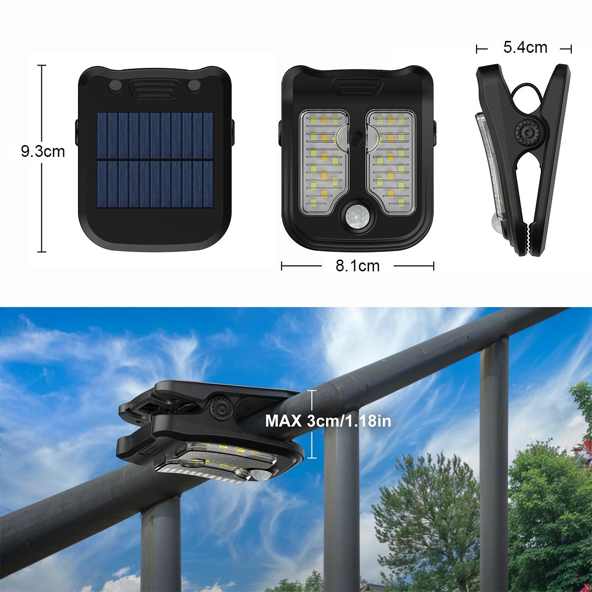 太陽クリップは光動きセンサー屋外の壁ランプのライトを導きまし - Outdoor Power Outlet Weatherproof のレビューと価格