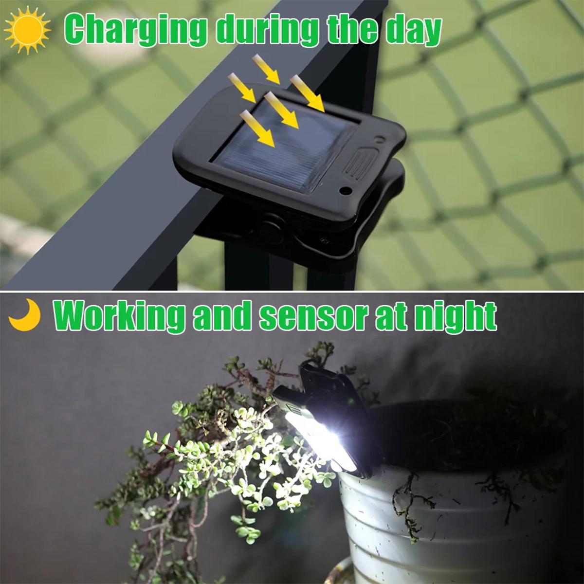 太陽クリップは光動きセンサー屋外の壁ランプのライトを導きまし - Outdoor Power Outlet Weatherproof のレビューと価格