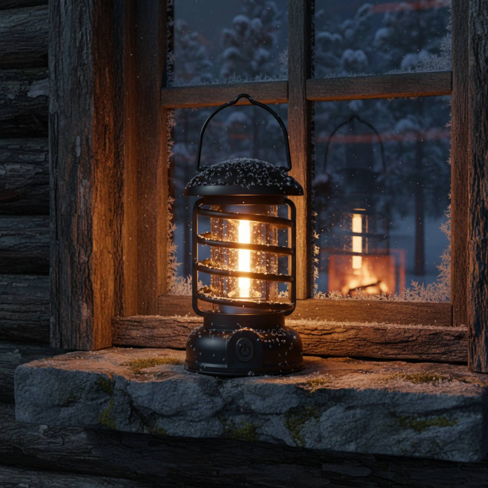 レトロキャンプランタン双方向電源ヴィンテージデザイン発光コン - Outdoor Power For Lights のレビューと価格