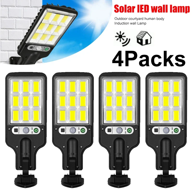 強力なLEDソーラー屋外中庭壁掛けランプ充電式誘導ソーラーガ - Outdoor Power For Lights のレビューと価格