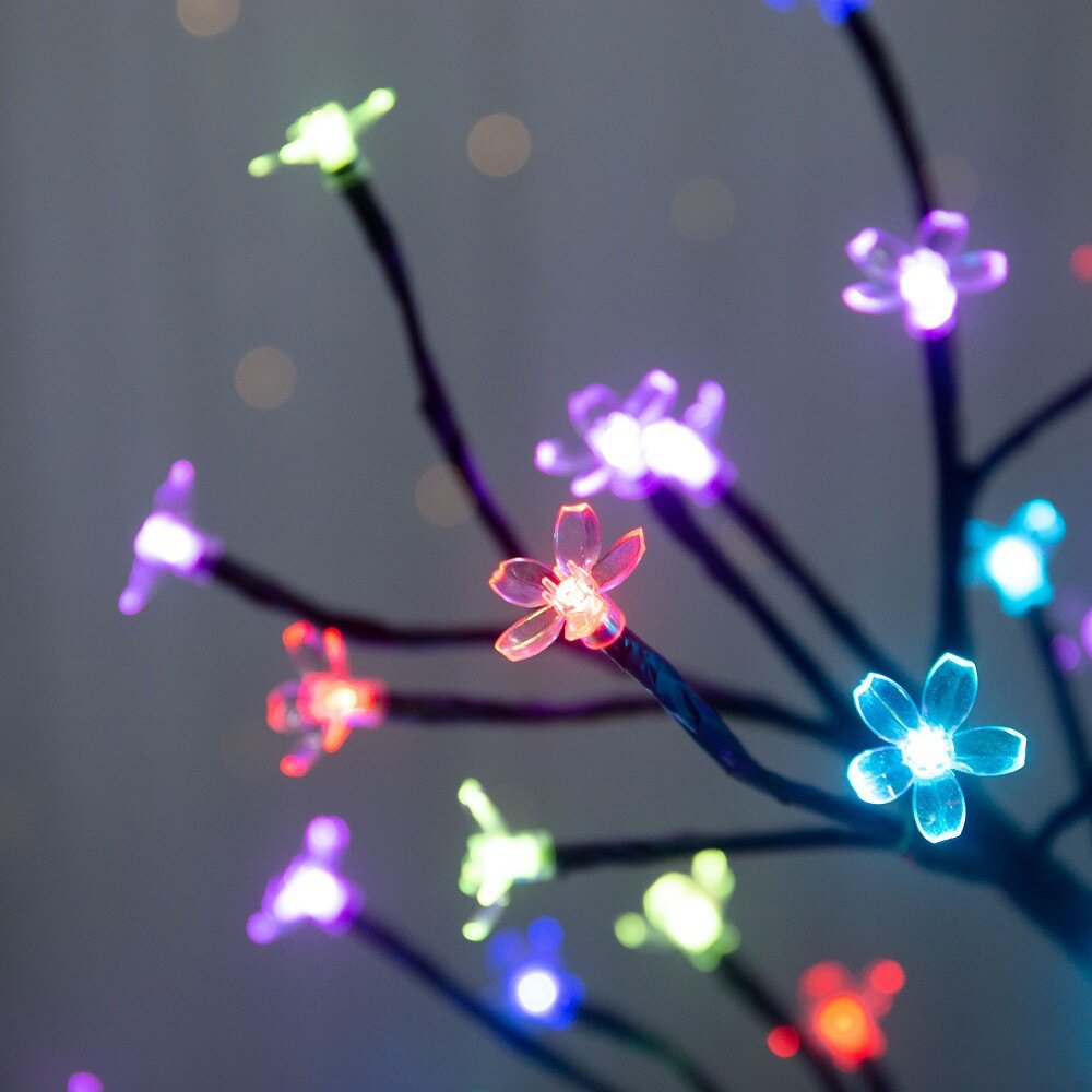 1/2PC 20LED 桜の枝ライト屋内屋外ホームデコレーシ - Outdoor Power For Lights のレビューと価格