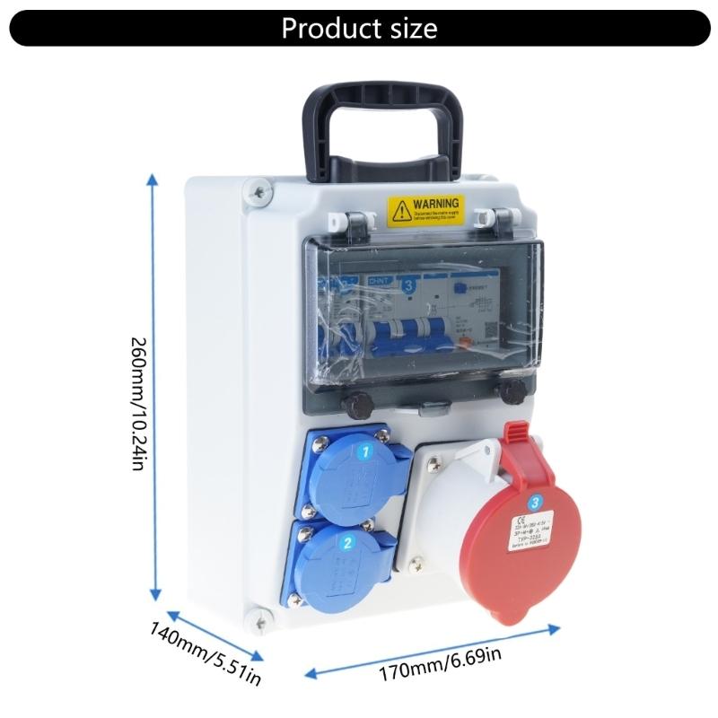 Y1UD ポータブルスイッチソケットボックス壁電力分配器ソケ - Outdoor Power Distributors のレビューと価格