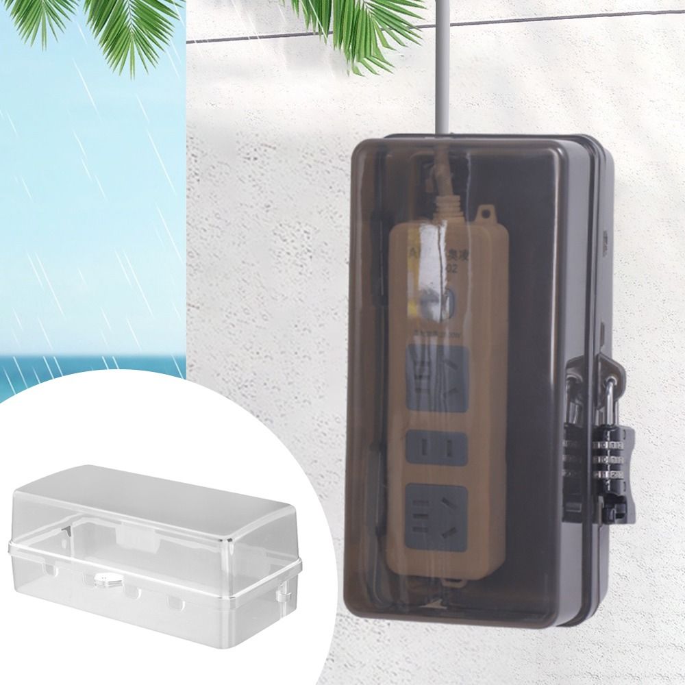 ポータブルプラスチックプラグボックス盗難防止防水ケーブル管理 - Outdoor Power Outlet Weatherproof のレビューと価格