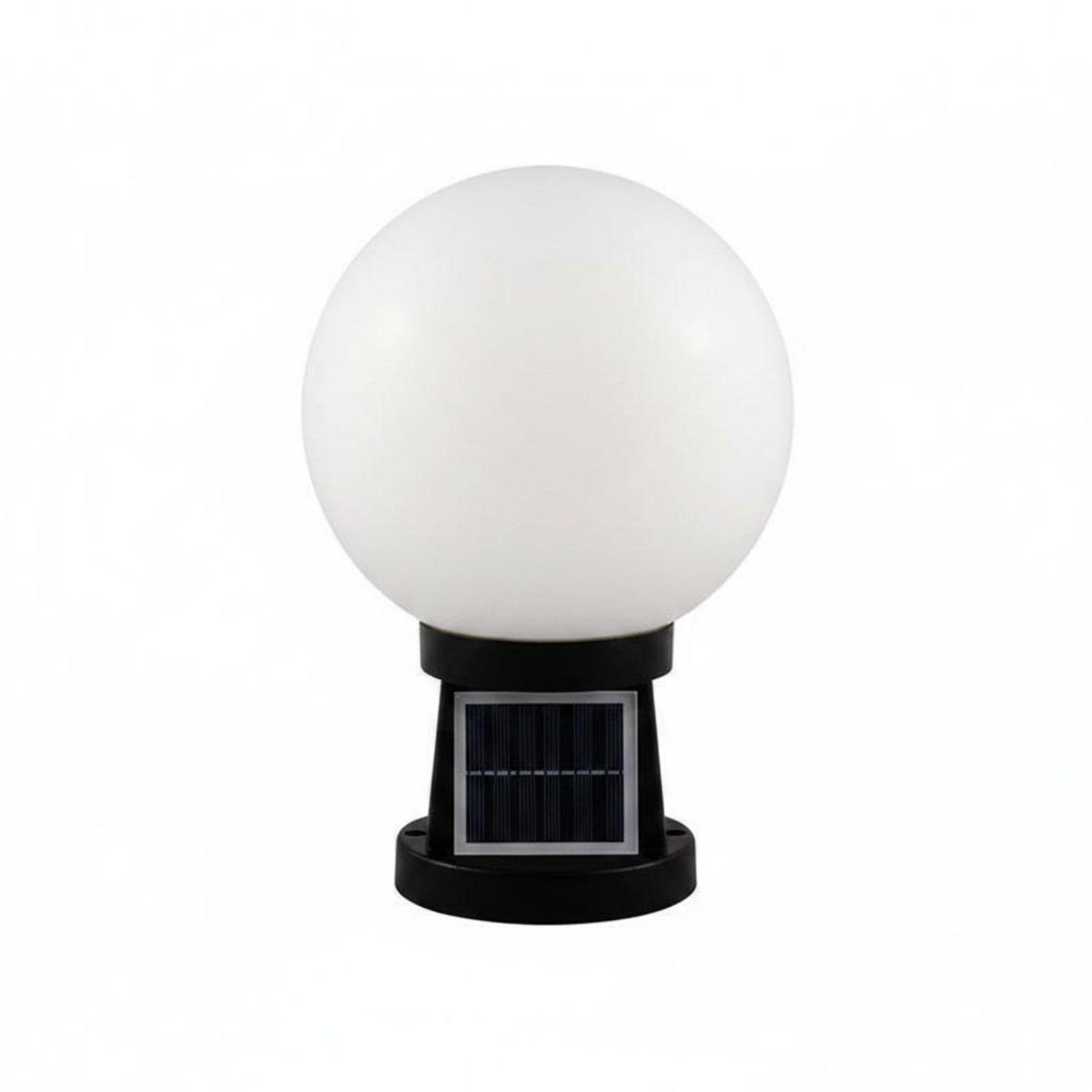 夕暮れから夜明けまで使える屋外照明ランプ 球形ソーラーポスト - Outdoor Power For Lights のレビューと価格